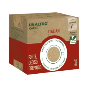 Caffè Unaltro Italian Capsule Compatibili Nespresso Forte Deciso e Cremoso 50 pz